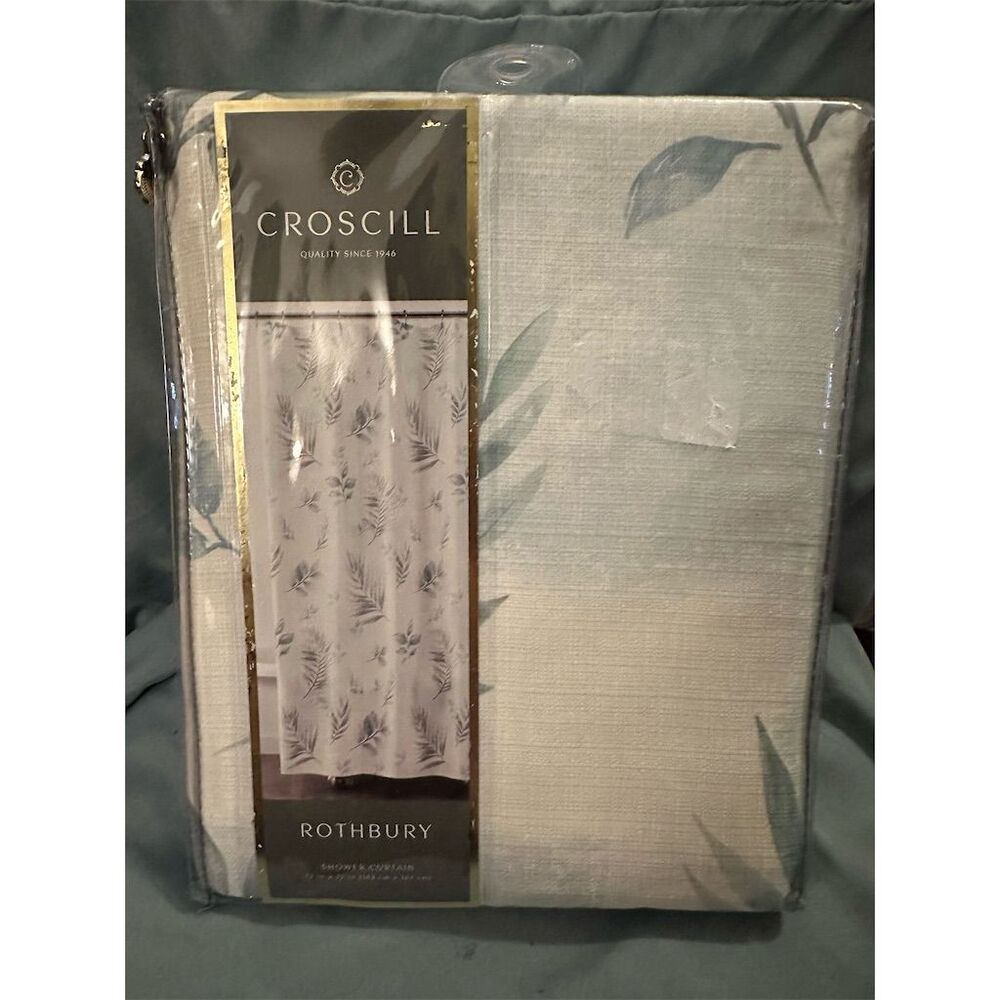 Croscill Rothbury Nautical Fabric Shower Curtain 72x72 Multicolor